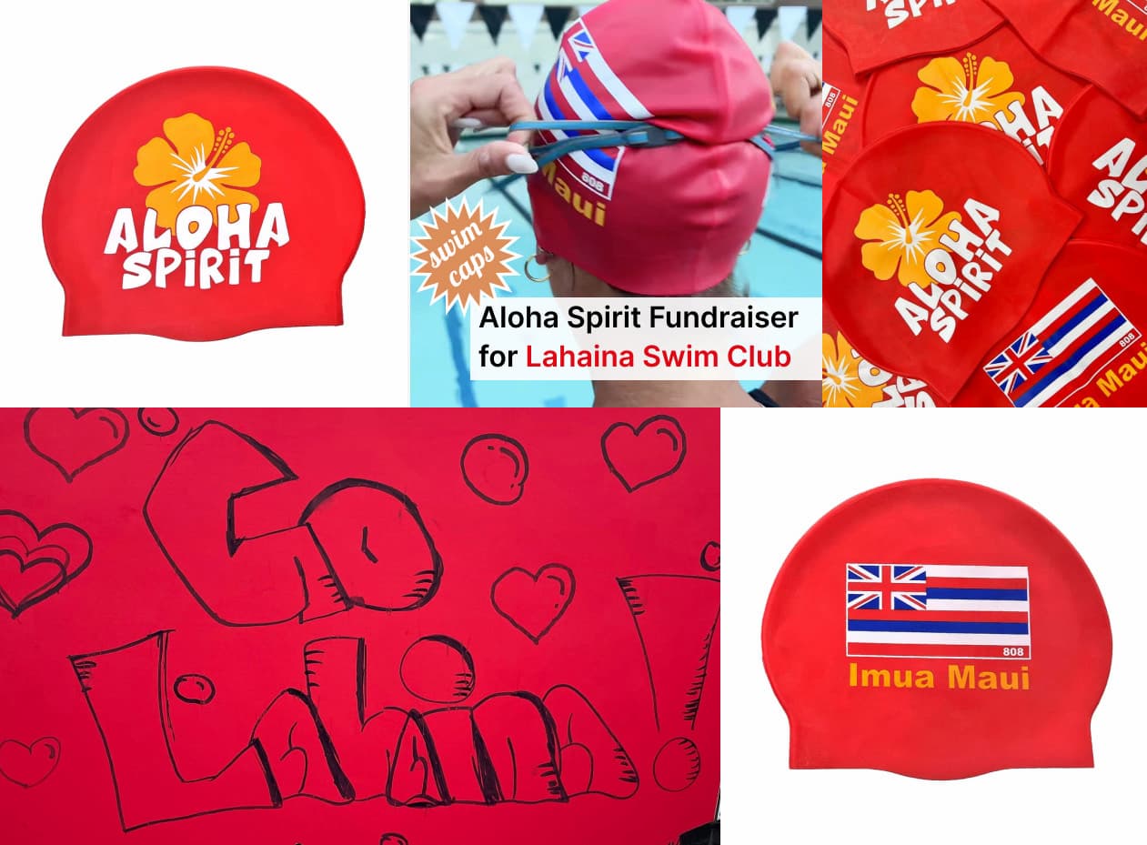 Aloha Spirit Swim Cap