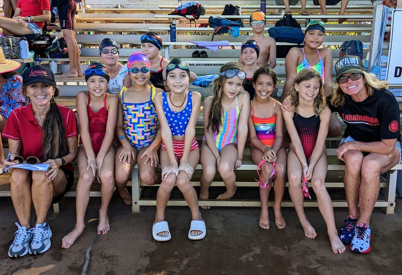Lahaina Swim Club young swimmers